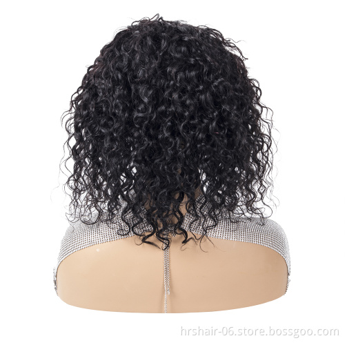 Brazilian Water Wave Wigs 4X4 Cuticle Aligned Lace Closure Wig,Wholesale Wigs 100% Human Hair